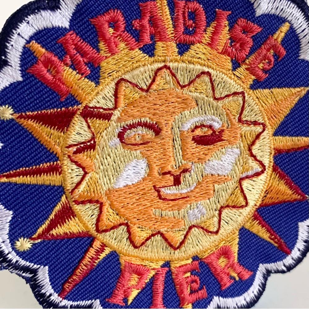 Vintage paradise pier embroidered patch - Picture 2 of 11